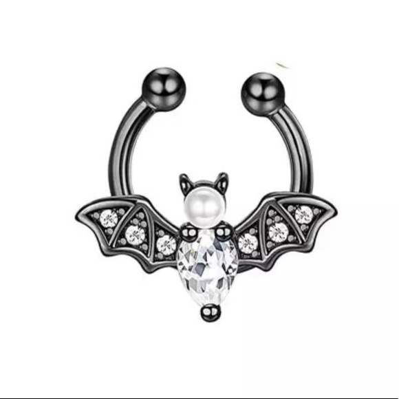 Bat Faux Septum Nose Ring ~ Brand New! - Picture 8 of 8